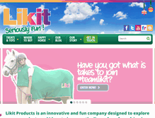 Tablet Screenshot of likit.co.uk